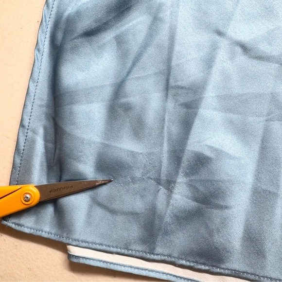 Tyler McGillivary Equestrian Slip Dress Horse Blue Midi - Picture 16 of 17